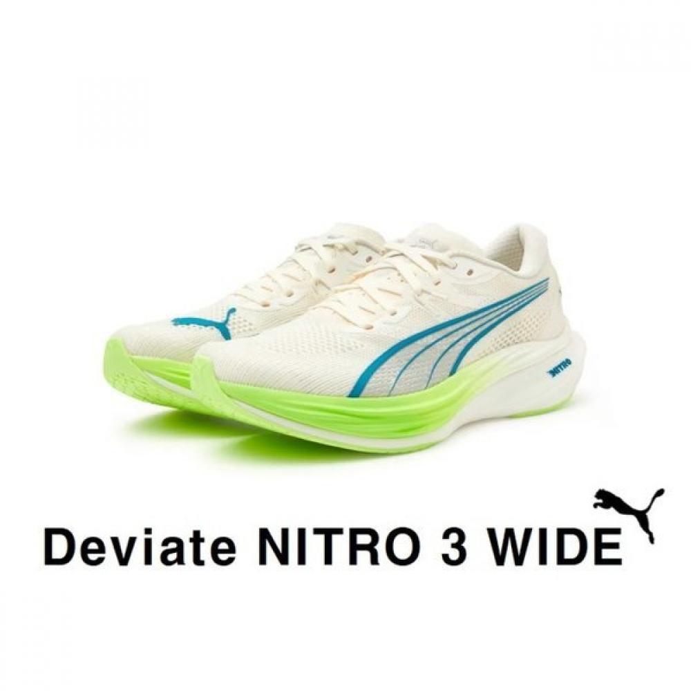 

Puma Carbon Running Shoes Deviate Nitro 3 Wide M 08 Frosted Ivory/260
