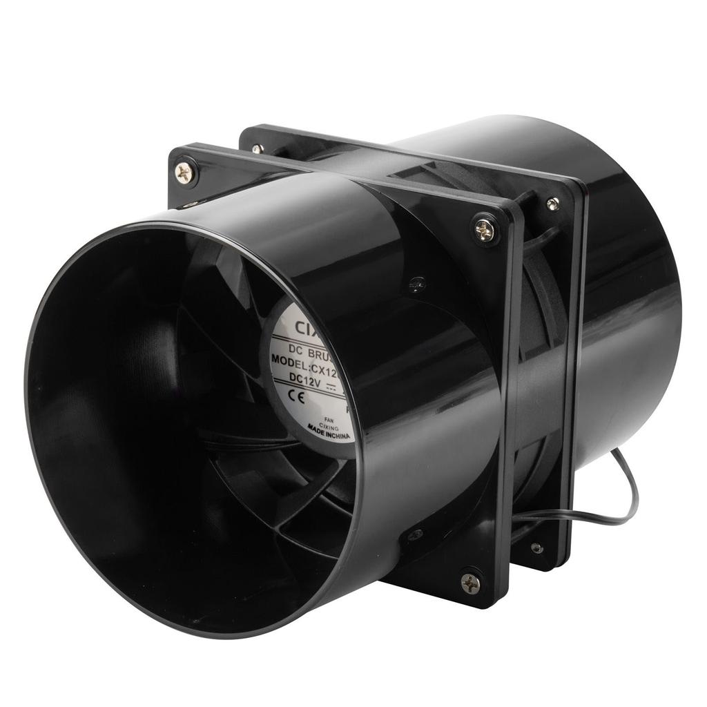 Compactly Exhaust Fan 6000RPM Double Ball Bearing Air Extraction Fan Air Blower For DIY Welding And 3D Projects