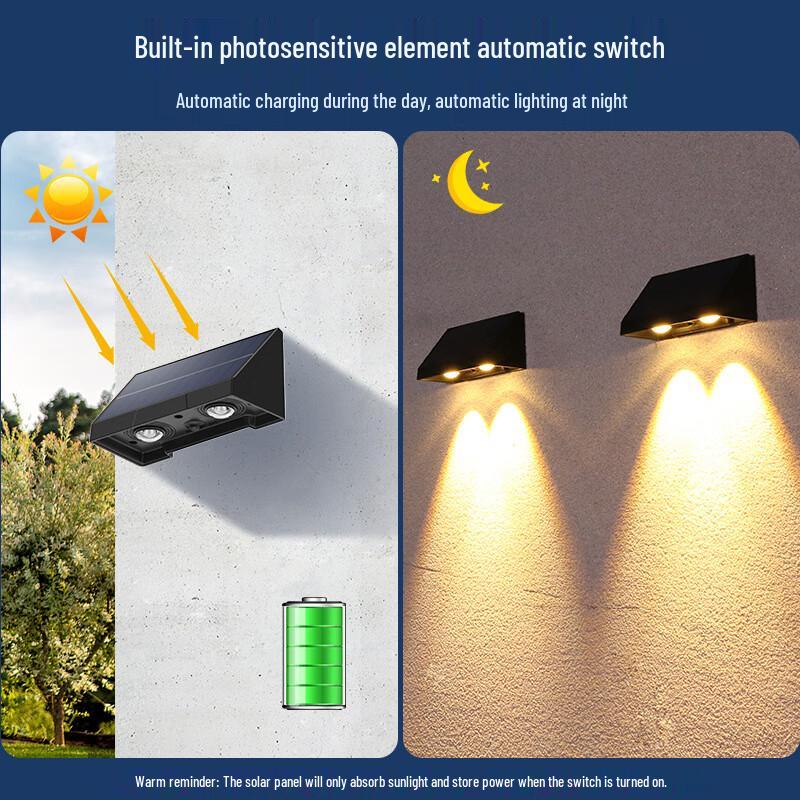 UOSU Solar Outdoor Wall Light