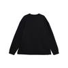 Adidas Solid Color Crew Neck Long Sleeve T-Shirt Women Tops Black HS1715