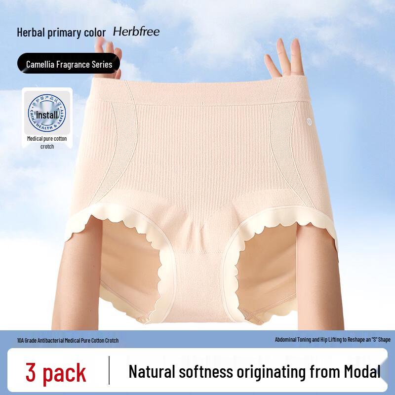 Caoben Chuse Women's High-Waisted Modal Tummy Control Panties
