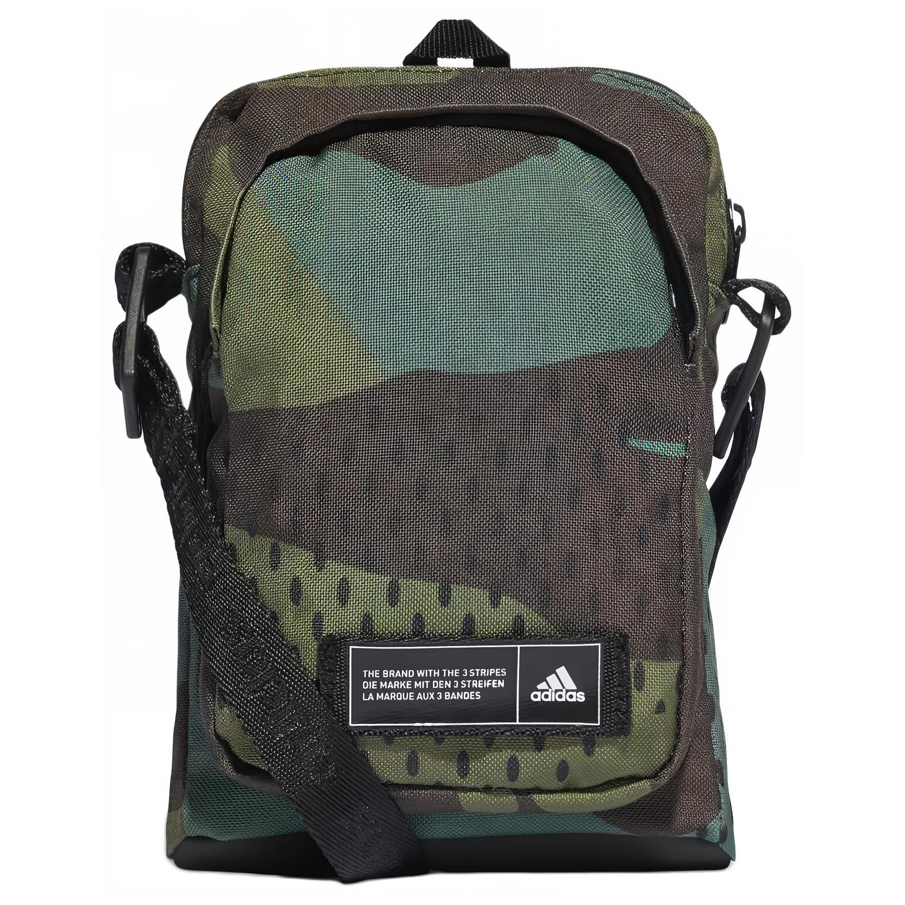 Adidas Recycled Polyester Sports Shoulder Bag, Crossbody Bag Regular Unisex Camouflage HT6938