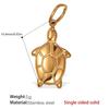 Ciondolo Stella Marina e Conchiglia Placcato Oro 18K: Collana con Design Irregolare di Conchiglie, Stile Spiaggia, in Acciaio Inossidabile