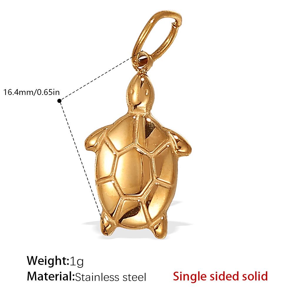 Ciondolo Stella Marina e Conchiglia Placcato Oro 18K: Collana con Design Irregolare di Conchiglie, Stile Spiaggia, in Acciaio Inossidabile