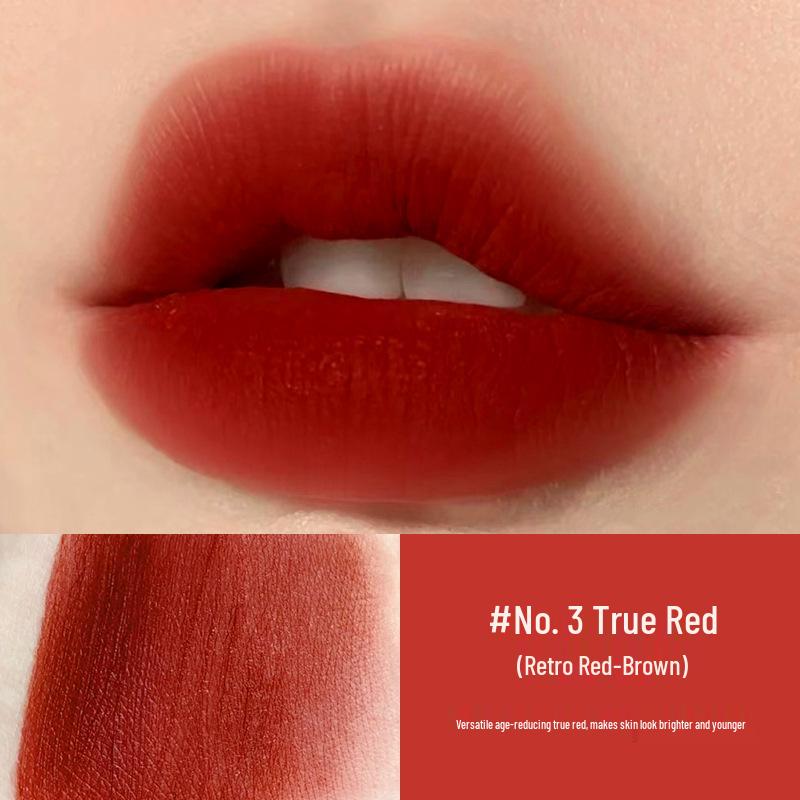 

MK Long-Lasting Velvet Lip Gloss: Mousse Texture, Easy Application, Enhances Complexion, Perfect for Students and Trendsetters