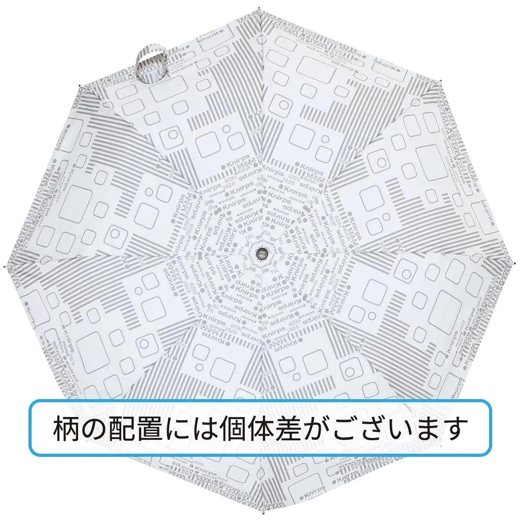 Knirps Knirps Cube Gray Folding Umbrella Automatic Suitable for Sun and Safety T.220RS [Officially Imported] 5-Year Warranty, Open/Close, Rain,
