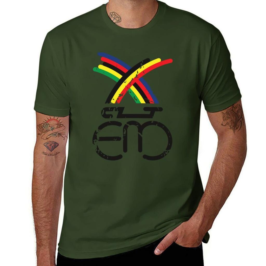 Eddy Merckx Distressed T-Shirt Funnys Hippie Clothes Mens Workout Shirts
