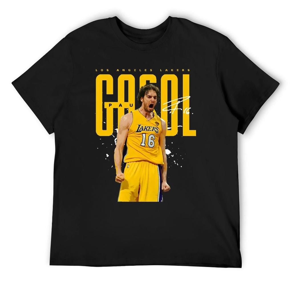 Pau Gasol T-Shirt vintage clothes essential t shirt baggy shirts heavy weight t shirts for men