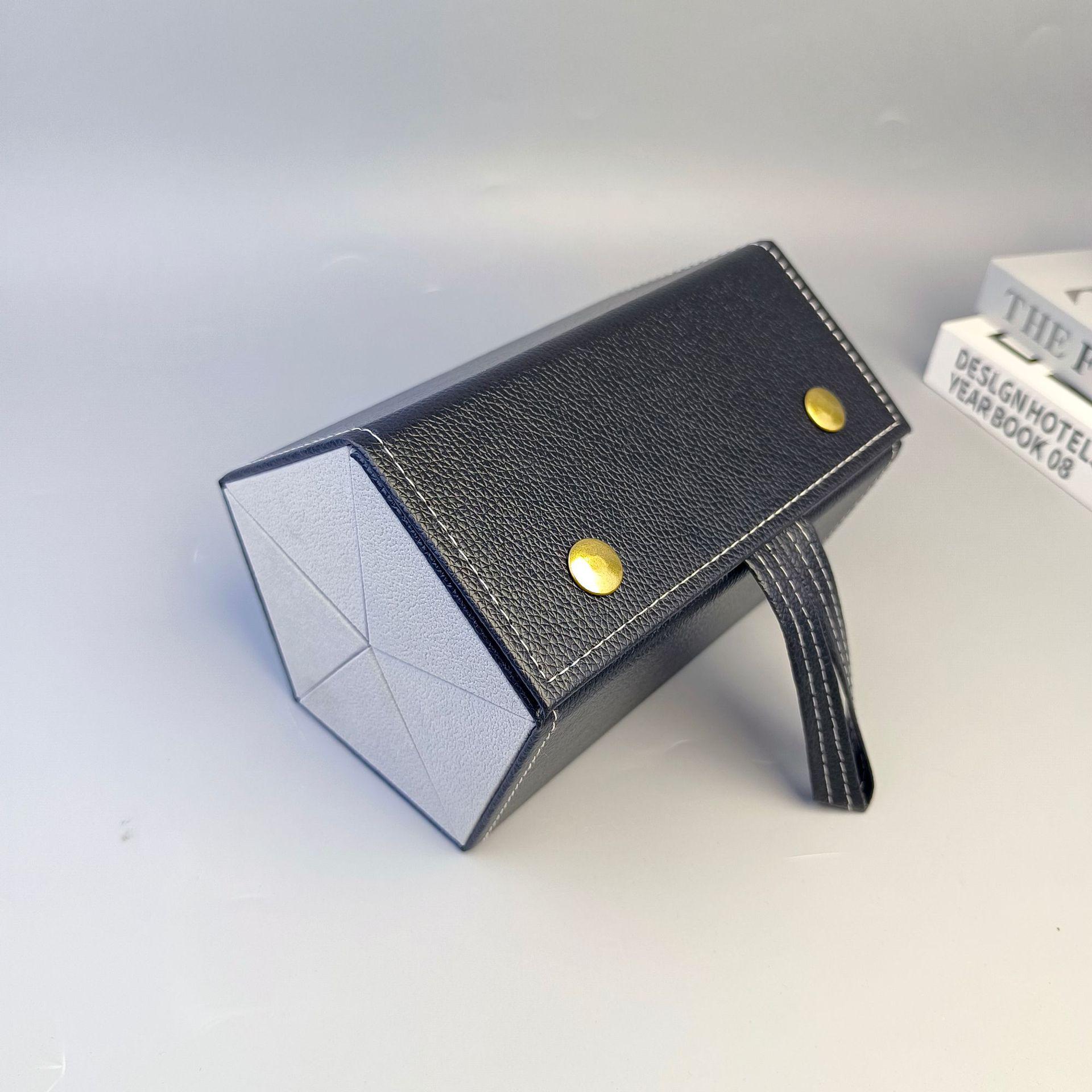 

Высококлассный складной футляр с несколькими отделениями для хранения очков и солнцезащитных очков 2 Compartments чёрный