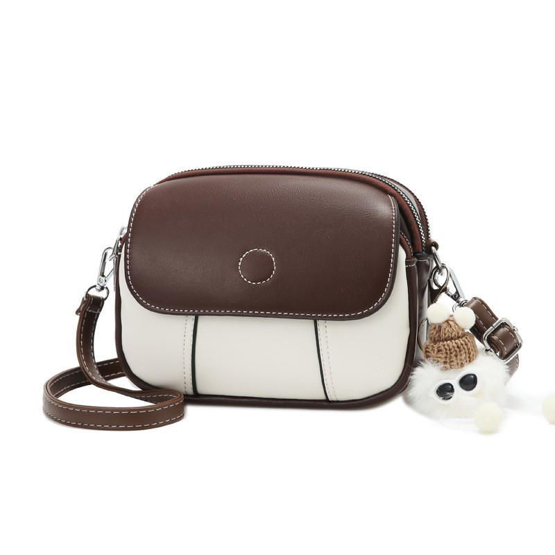 Stylish 2024 Autumn Color Block Handbag Chic Small Shoulder Crossbody Bag