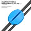 6 stk fiskestang fast ball 4/5/8/9/10 MM 5 hull Ripefri Gjenbrukbar fiskestangbeskytter klips Festeverktøy Fisketilbehør