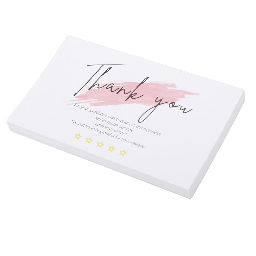 150Pcs Thank You Card Appreciation Cards Coated Paper Gratitude Card for Family Friends B
