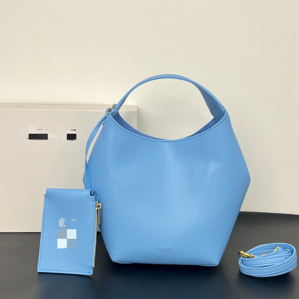 New leather tote bag women's bag shoulder armpit bag lazy bucket bag large capacity versatile model