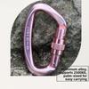 7Colors D Shape Key Hooks 59*99mm Aluminum Climbing Buckle New Outdoor Ascend Tool