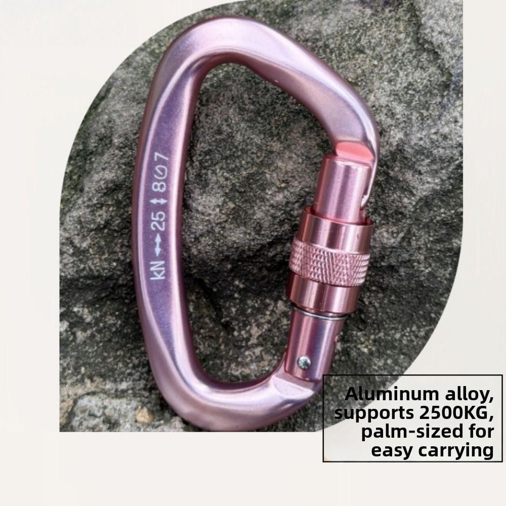 7Colors D Shape Key Hooks 59*99mm Aluminum Climbing Buckle New Outdoor Ascend Tool