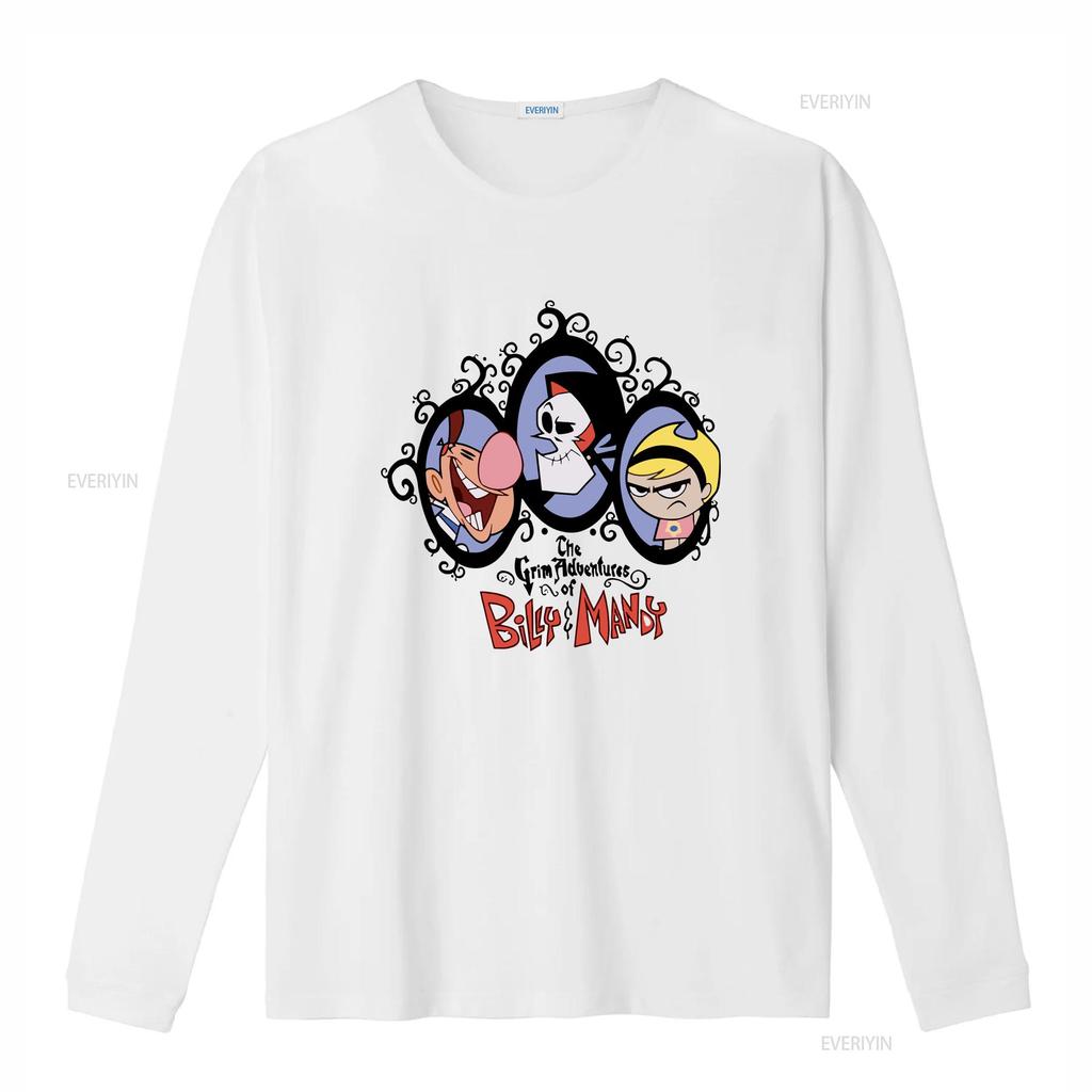 The Grim Adventures Of Billy Unisexdy T Shirt Cotton S 5xl Yi383 Vintage Washed Casual Top For Everyday Wear Stylish Versatile