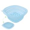 Face Ice Bath Bowl For Facials Plunge Dipping Face Folding Ice Facials Washbasin Facials Skin Cares Tool For Home Travel