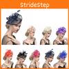 Ethereal Fairytale Silk Flower Feather Headpiece For Women