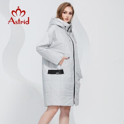 Astrid 2022 Donne della Molla Parka Oversize Lungo Allentato Imbottito Piumini Con Cappuccio Giacca da Donna di Modo Della Tuta Sportiva Trapuntata AM-7561