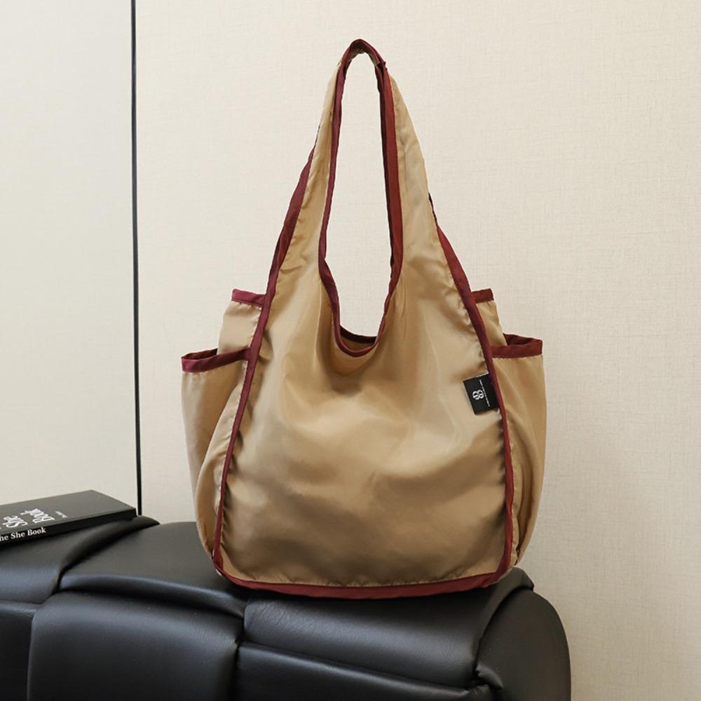 Folding Foldable Shopping Bag Nylon Grocery Storage Bag Foldable Eco-Friendly Bag Travel хаки