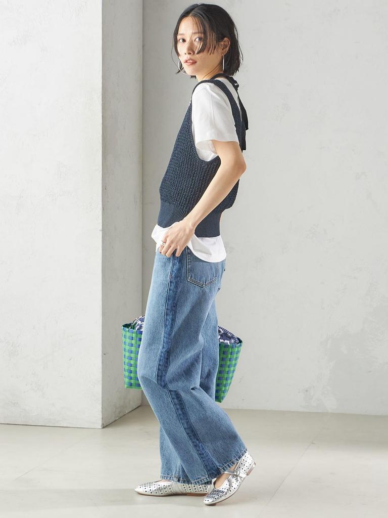 SHIPS for Women Knit Paper Polyester Sleeveless One Size 2-Way Pullover, 316610256, Navy,