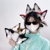 Fox Ears Headband Tail Set Cosplay Anime Convention Sweet Cool Style Plush Costume Accessory