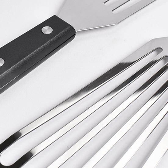Fried Fish Spatula Pancake Turner Stainless Steel Cooking Spatula with Non-Slip Handle