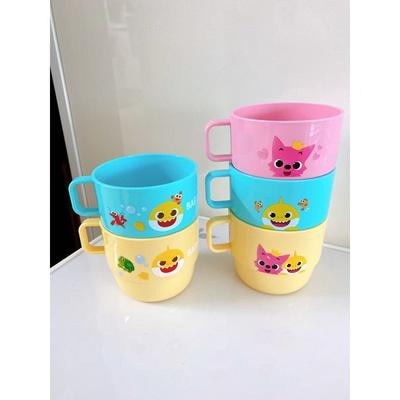 Izoum Pinkfong Baby Shark Handle Cup 5P Set, Mixed Colors, 1 Set
