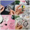Dust-proof Jewelry Display Bag Large Capacity Earring Holder Clear PVC Jewelry Organizer  Travel