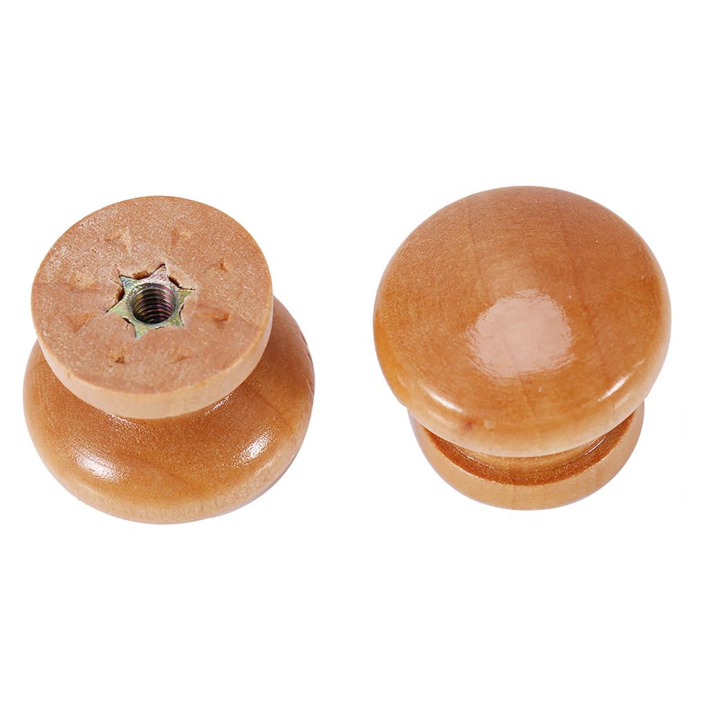 10Pcs S M L Natural Wooden Furniture Pull Handle Kitchen Cabinet Drawer Cupboard Door Knob