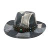 Taoxin Retro Stage Catwalk Performance Stage Hat Los Angeles Jazz Hat Color Matching Western Cowboy Top Hat