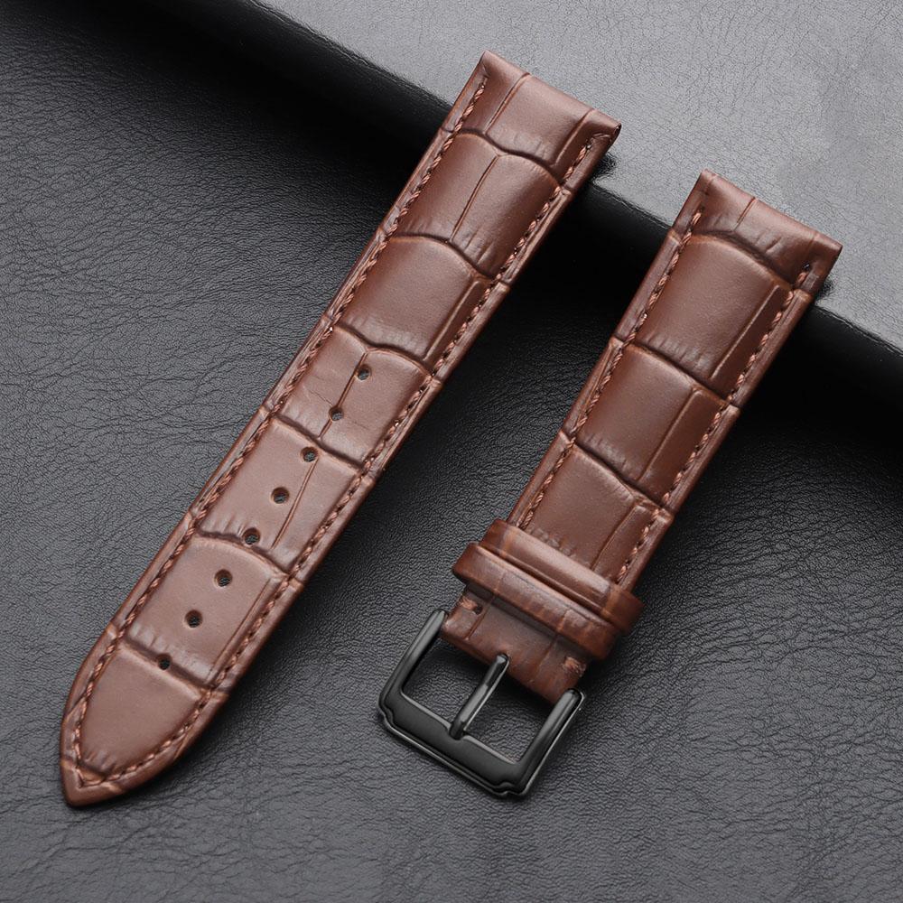 High Quality Soft Watch Band Genuine Leather Business Universal Straps12/13/14/15/16/17/18/19/20/21/22/23/24mm Watch Accessories