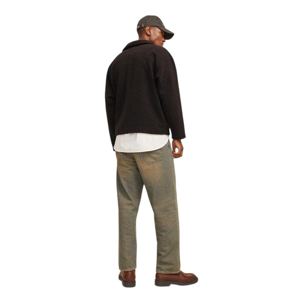 Jack And Jones Mens Teddy Fleece Long-Sleeved Sweatshirt