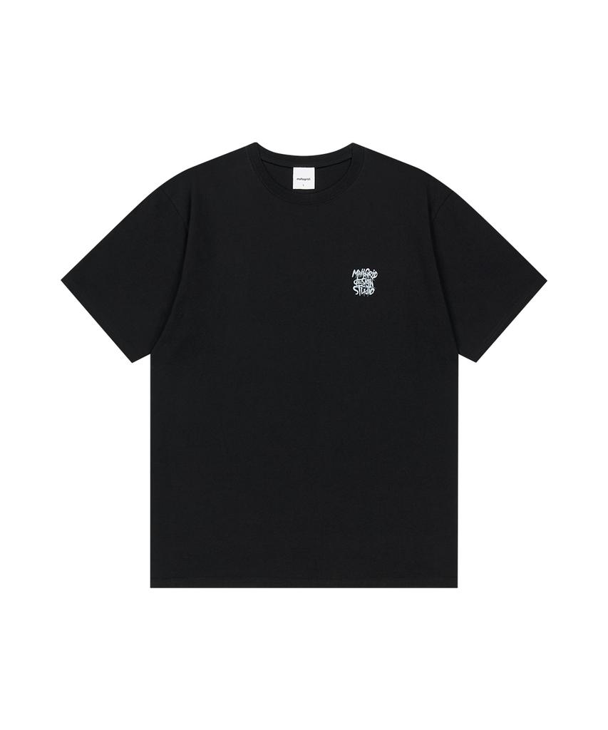 MAHAGRID Paisley Slash Logo Tee Black(Mg2Gmmt523A)