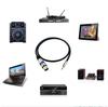 XLR Cable, Microphone Cable, Canon Conversion Cable, 3.5mm Stereo (Male) to XLR (Female) Headphone Audio Cable, XLR Connector 3-Pin Extension Cable