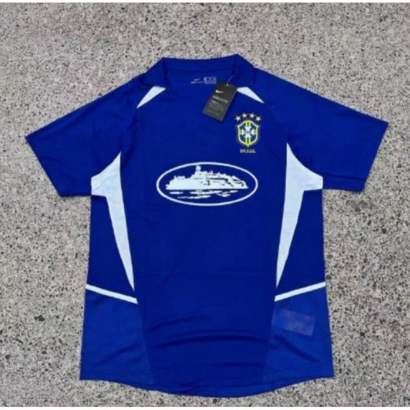 Maglia da Calcio Signature Stussy Retro Brasile Argentina Portogallo Maglia da Allenamento Calcio Uomo Donna Manica Corta