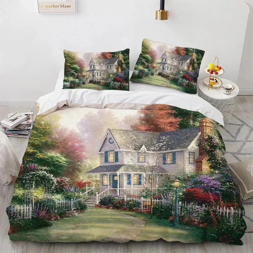 Beautiful Painting 3D NEW Duvet Cover Pillowcase Bedding Set Adult Boy Girl Bedroom Decoration Children Single Double Large