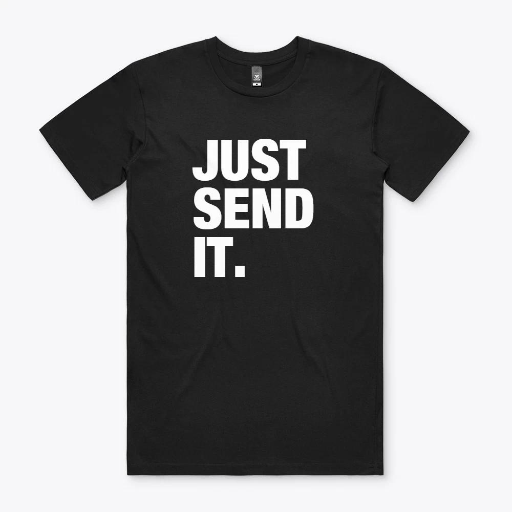 JUST SEND IT Racing Track Club Truck Tee T Shirt Gift S