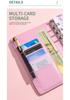 Gradient Stripe Loose-Leaf Planner - Trendy Student Notes Book
