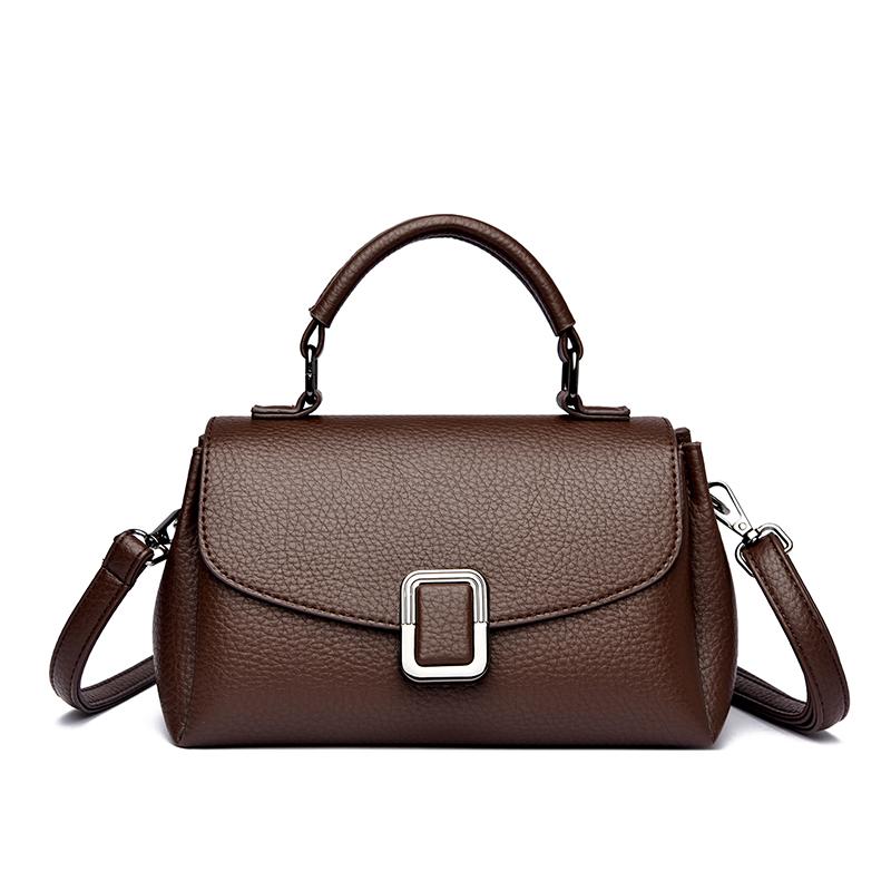 Luxury Large Capacity Multilayer Shoulder Messenger Bag High Quality PU Leather Handbag Women Designer Crossbody Sac Female Tote