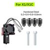 Für Bambu Lab P1S Hotend Komplette Baugruppe Upgrade Gehärteter Stahl Extruder-Kit Für X1 X1C P1P P1S Lüfterdüse X1 Carbon Hot End