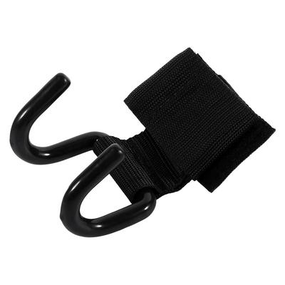 Black Weight Lifting Training Wrist Support Bandage Strap Hook Gym Hook Grip