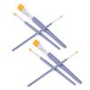 6Pcs Painting Brush Set Nylon Wool Flat Tip Watercolor Acrylic Painting Tools for Arts