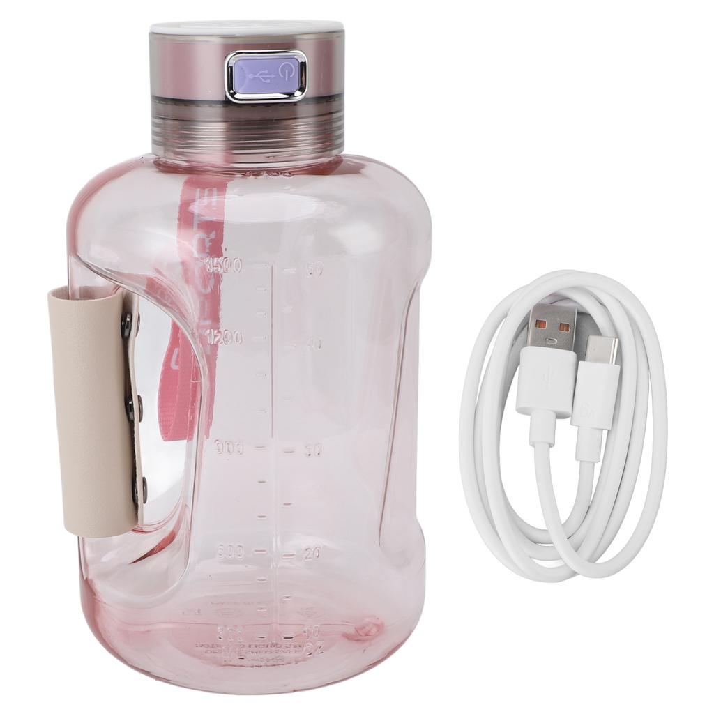 Hydrogen Water Bottle 1.5L SPE PEM Technology 1300ppb To 1800ppb Portable Hydrogen Rich Water