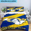 Angeles Rams Team  3PCS Bedding Set 2D Printing (Includes 1 Duvet Cover + 2 Pillowcases Coreless), Bedroom decor,Fan Gift