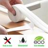 1 Roll of Waterproof White PVC Self-Adhesive Tape - Perfect for Bathroom, Sink & Kitchen - Super Strong Stickiness!