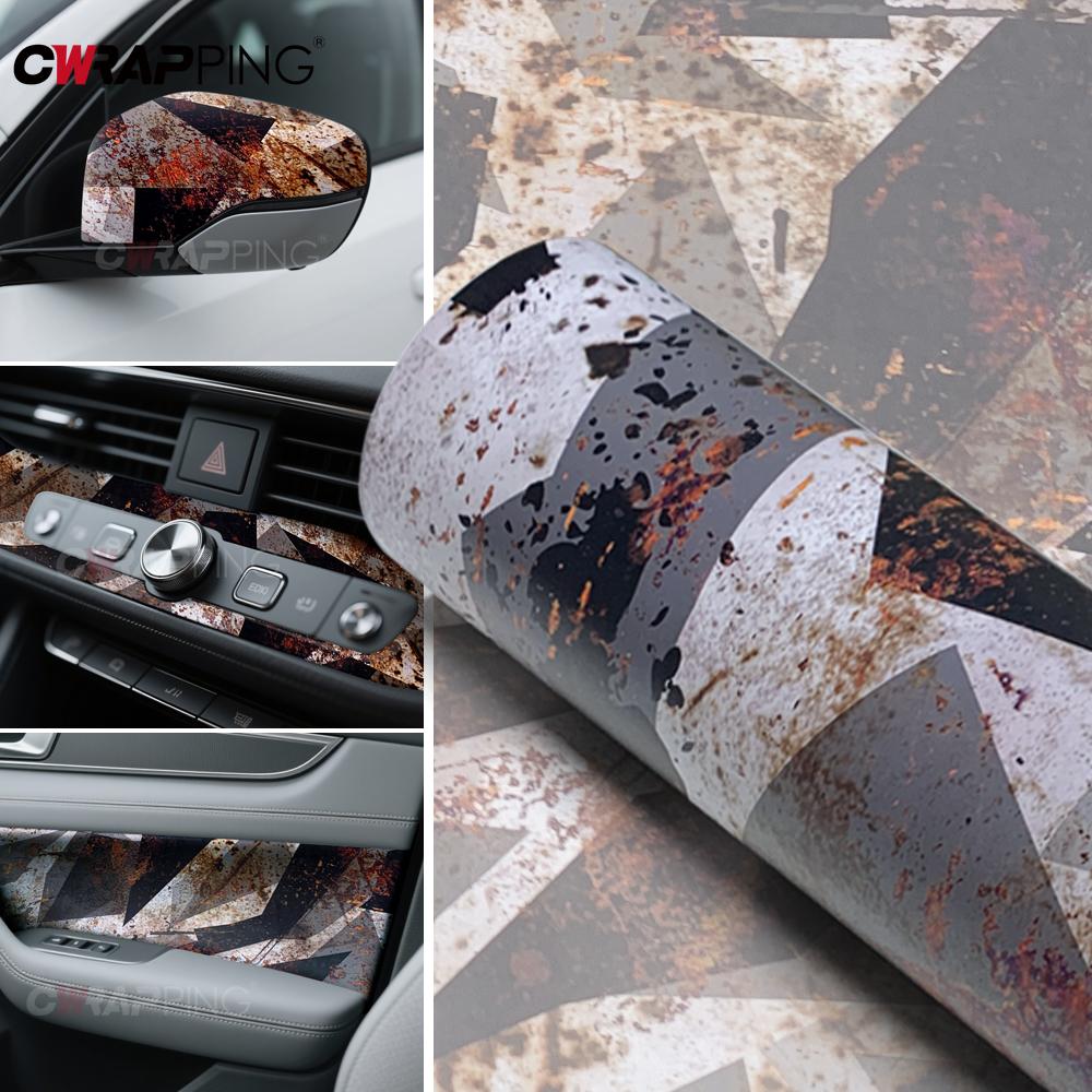 Car Tuning Accessories Auto Rusty Camouflage Film Stickers for Car Wrapping Vinyl Motorcycle Vinyls Waterproof Paint Motorcycles