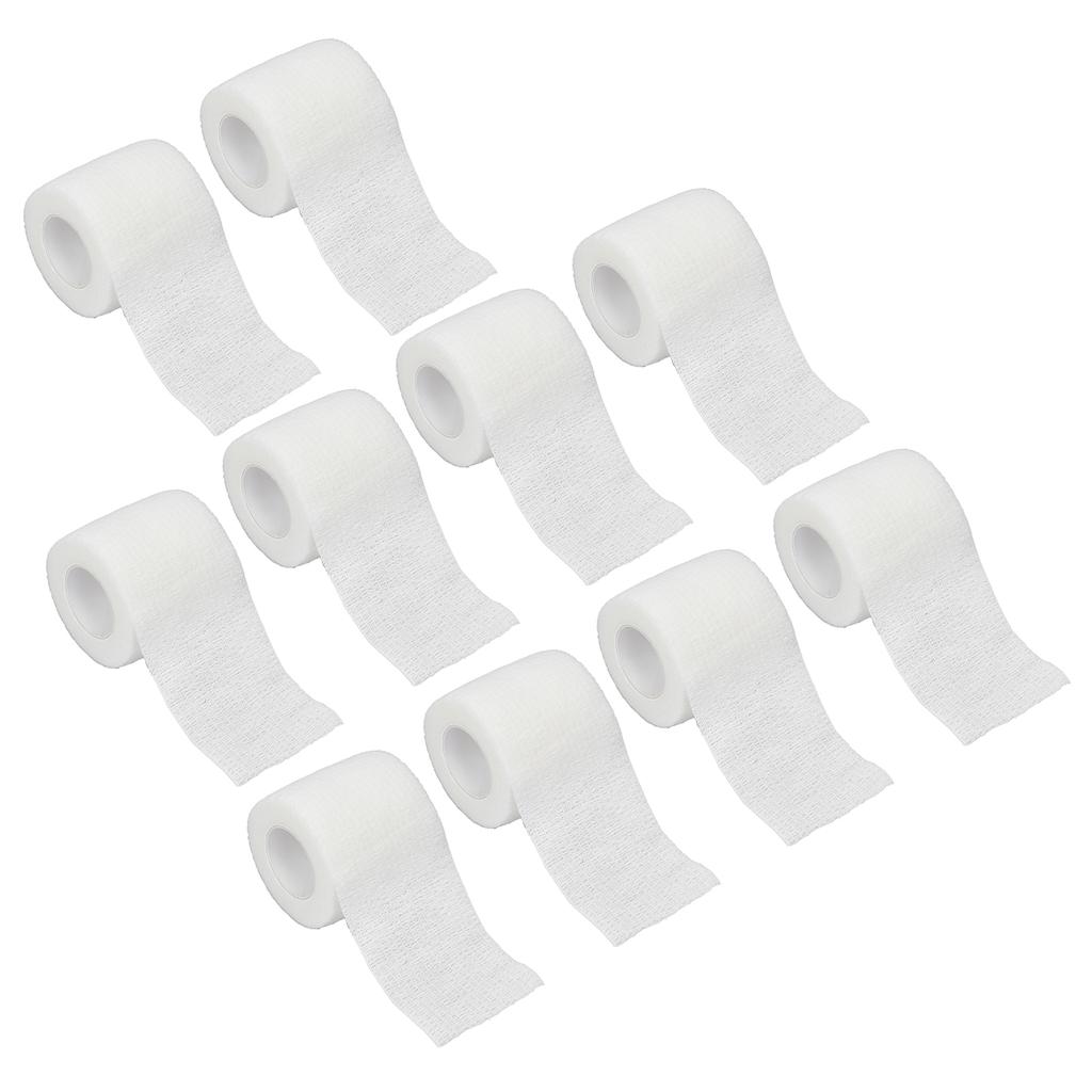 10Pcs Self Adhesive Bandage Wrap Multifunction Disposable Shockproof Anti Slip Tattoo Handle