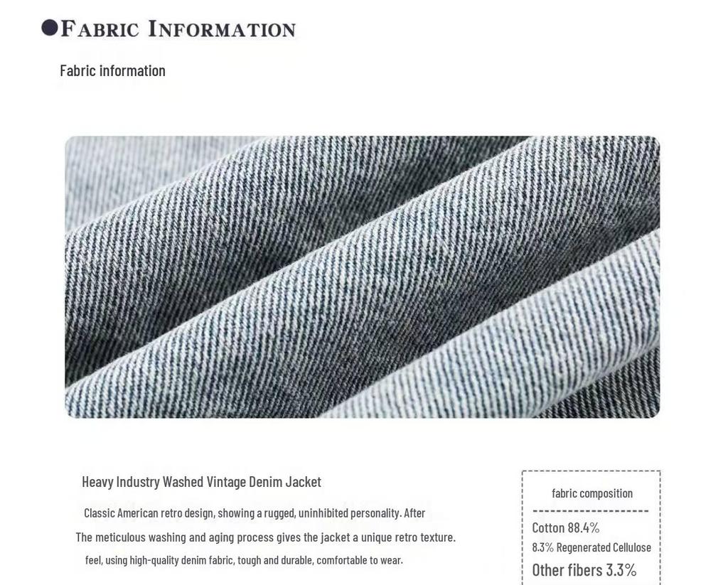 New Korean Retro Denim Jacket - Casual, Stylish Spring/Autumn Top