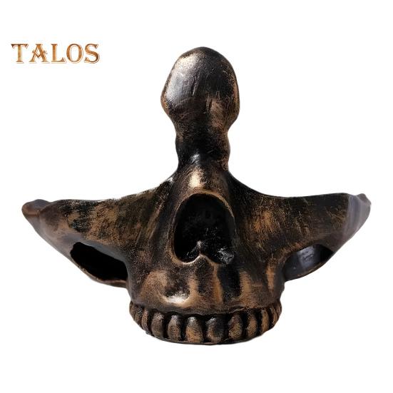 

Тримач для окулярів у формі черепа. Смола. Статуя черепа. Органайзер для ювелірних виробів. Підставка для сонцезахисних окулярів у готичному стилі для комода для домашнього офісу. золотистий